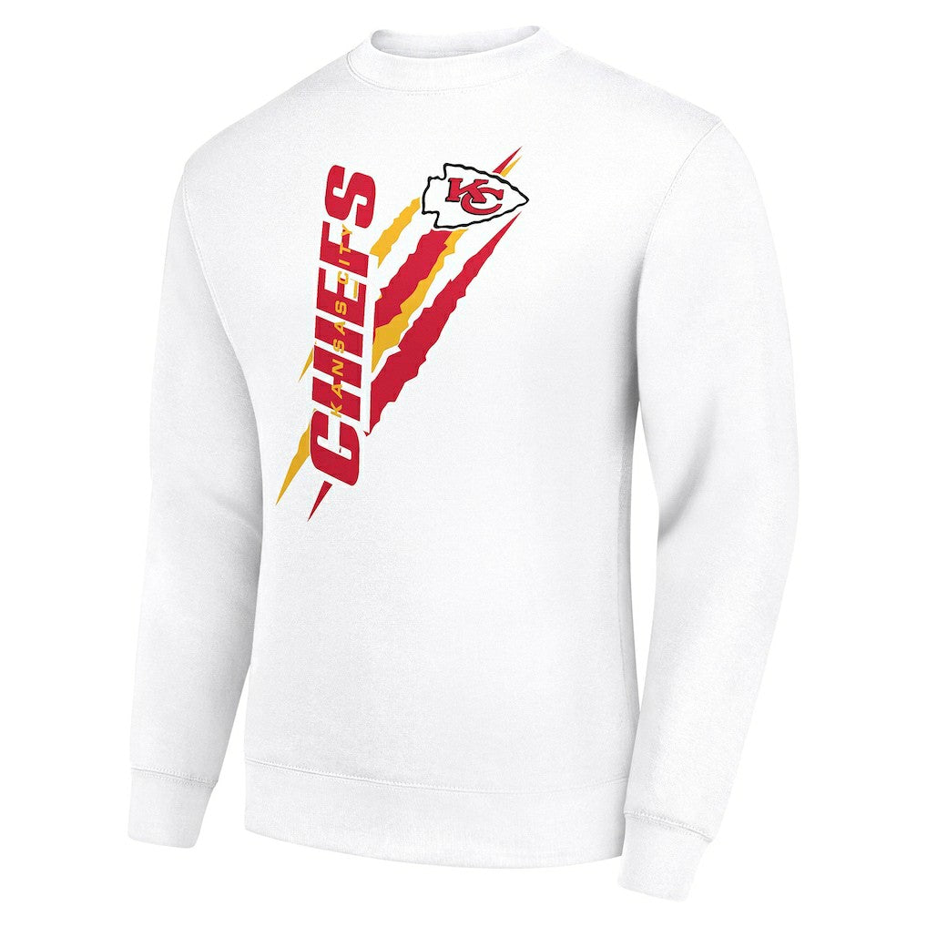 Starter Color Scratch Team Graphic Fleece Pullover Sweatshirt - Kansas City Chiefs Pullover