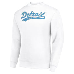 Starter Tailsweep Team Graphic Tri-Blend Fleece Pullover Sweatshirt - Detroit Lions Pullover