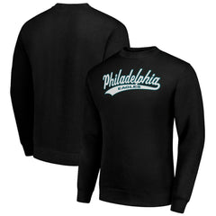 Starter Tailsweep Team Graphic Tri-Blend Fleece Pullover Sweatshirt - Philadelphia Eagles Pullover
