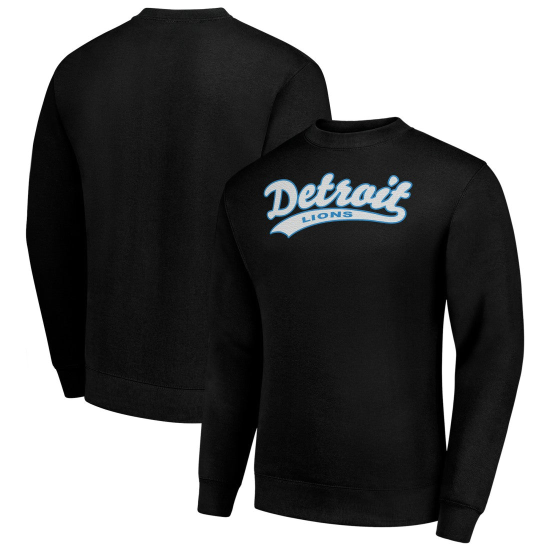 Starter Tailsweep Team Graphic Fleece Pullover Sweatshirt - Detroit Lions Pullover