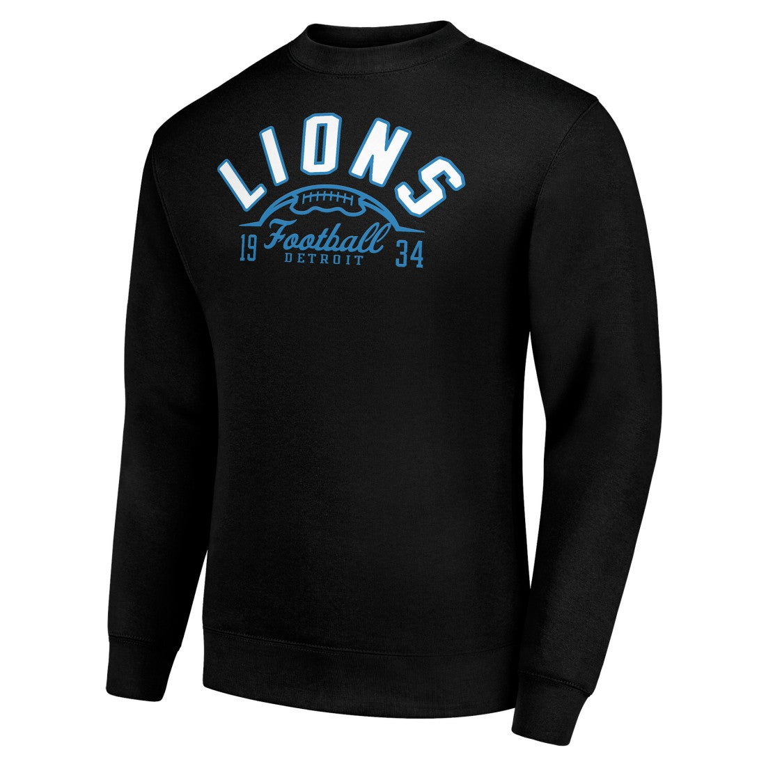 Starter Half Ball Team Graphic Fleece Pullover Sweatshirt - Detroit Lions Pullover