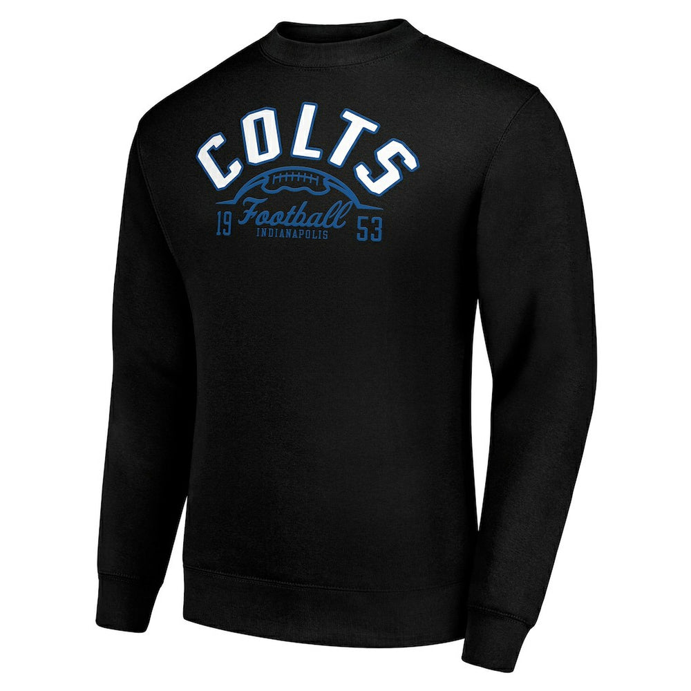 Starter Half Ball Team Graphic Fleece Pullover Sweatshirt - Indianapolis Colts Pullover