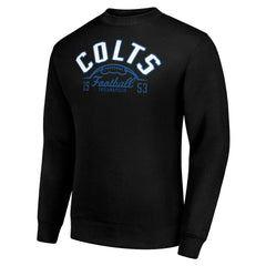 Starter Half Ball Team Graphic Fleece Pullover Sweatshirt - Indianapolis Colts Pullover