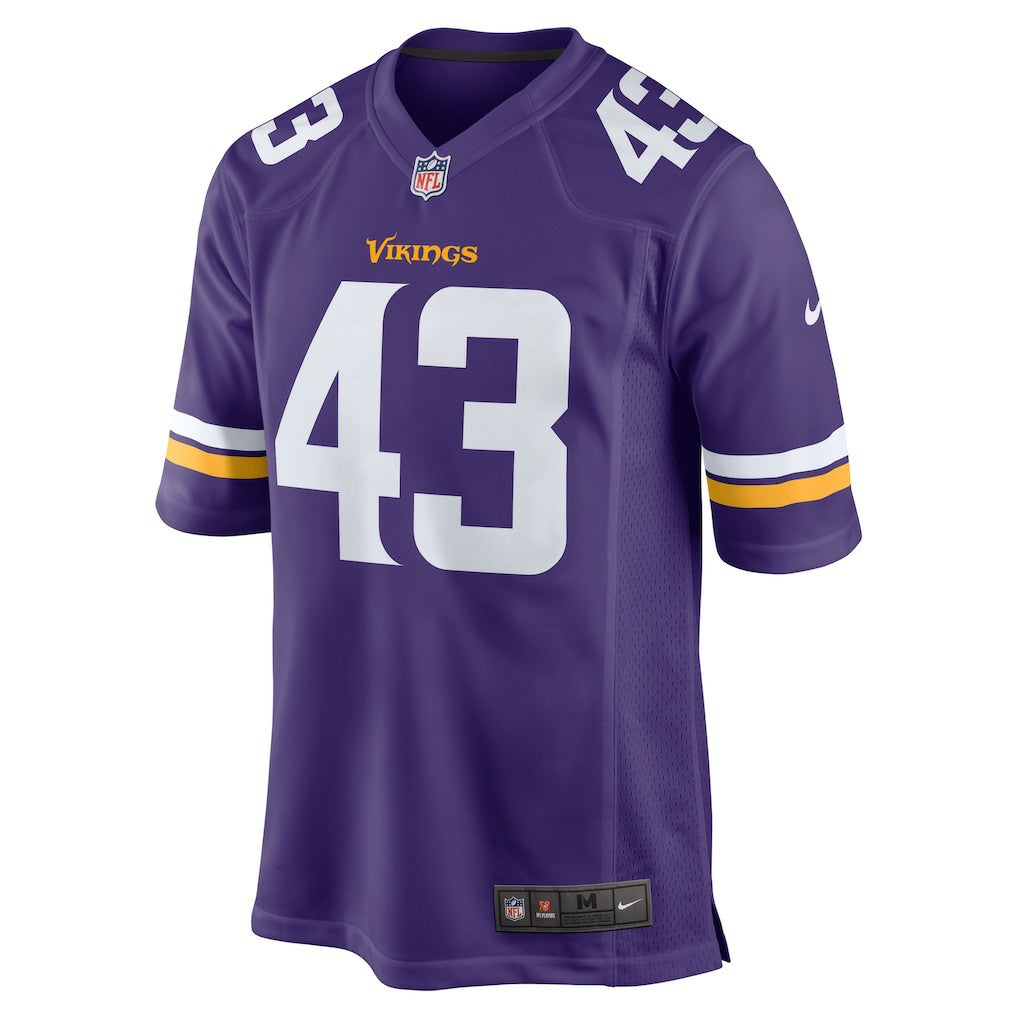Andrew Van Ginkel  Team Game Jersey - Minnesota Vikings Jerseys