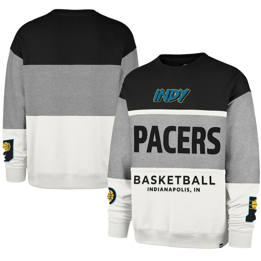 47 brand Indiana Pacers '47 Unisex 2024/25 City Edition On Five Maximalist Pullover Sweatshirt