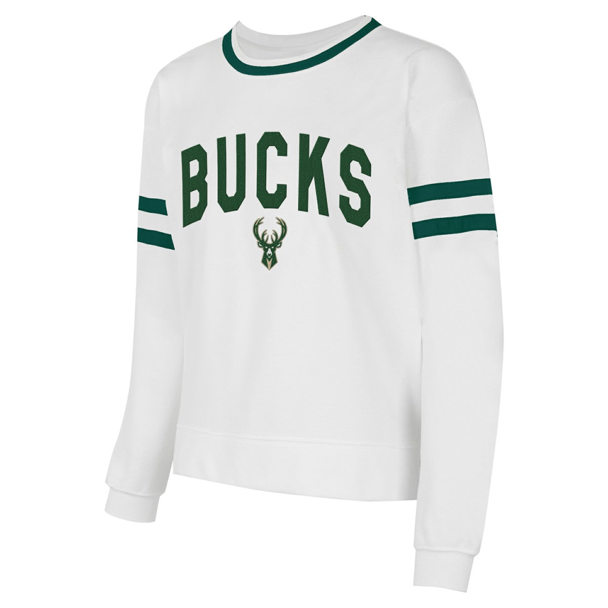 Milwaukee Bucks Concepts Sport Women's Borough Pullover Sweatshirt