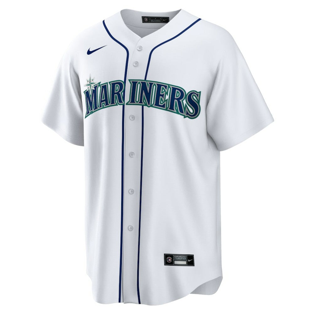 White Logan Gilbert Seattle Mariners Nike Home Replica Jersey