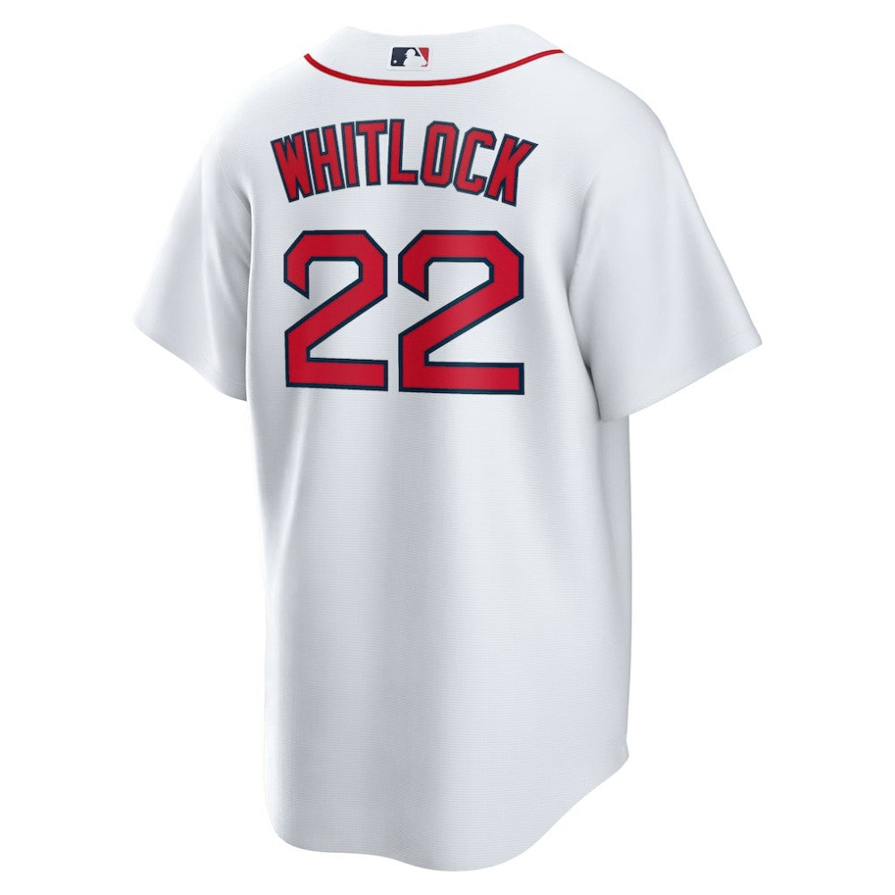 White Garrett Whitlock Boston Red Sox Nike Home Replica Jersey