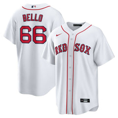 White Brayan Bello Boston Red Sox Nike Home Replica Jersey