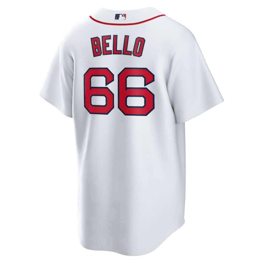 White Brayan Bello Boston Red Sox Nike Home Replica Jersey