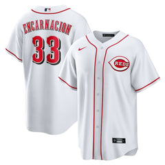 White Christian Encarnacion-Strand Cincinnati Reds Nike Home Replica Jersey
