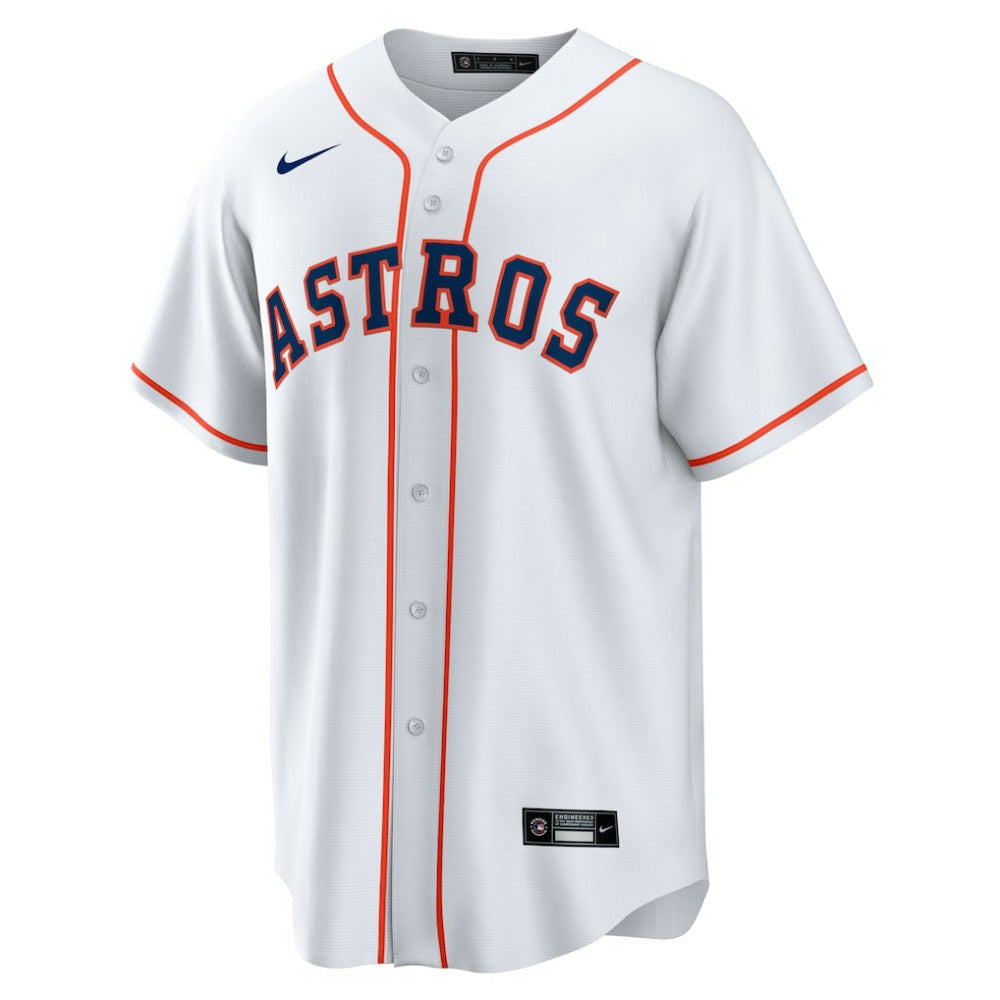 White Framber Valdez Houston Astros Nike Home Replica Jersey