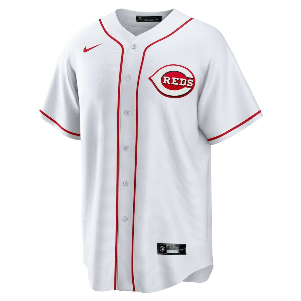White Noelvi Marte Cincinnati Reds Nike Home Replica Jersey