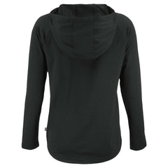 Black Pittsburgh Pirates Cutter & Buck Women's  Coastline Epic Comfort Eco Recycled Hoodie Raglan Long Sleeve T-Shirt