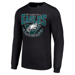 Starter '80s Inspired Team Logo Long Sleeve T-Shirt - Philadelphia Eagles T-shirts