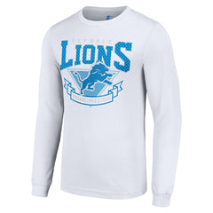 Starter '80s Inspired Team Logo Long Sleeve T-Shirt - Detroit Lions T-shirts