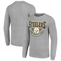 Starter '80s Inspired Team Logo Long Sleeve T-Shirt - Pittsburgh Steelers T-shirts