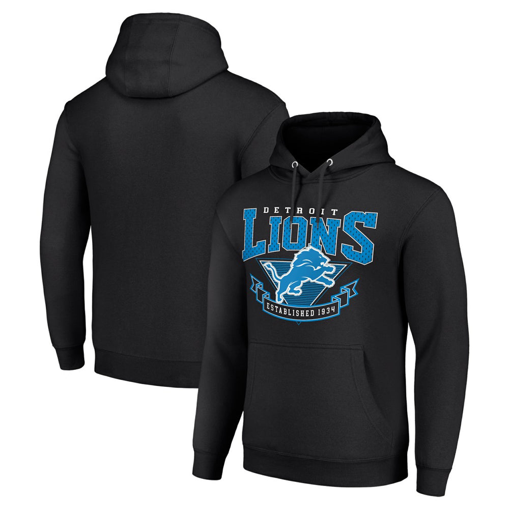 Starter ‘80s Inspired Pullover Hoodie - Detroit Lions Hoodies