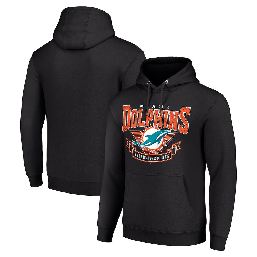 Starter ‘80s Inspired Pullover Hoodie - Miami Dolphins Hoodies