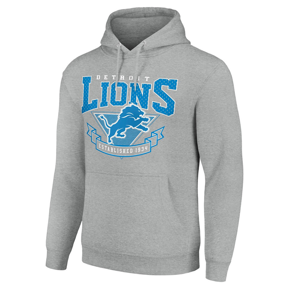 Starter ‘80s Inspired Pullover Hoodie - Detroit Lions Hoodies