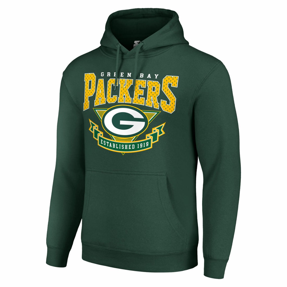 Starter ‘80s Inspired Pullover Hoodie - Green Bay Packers Hoodies