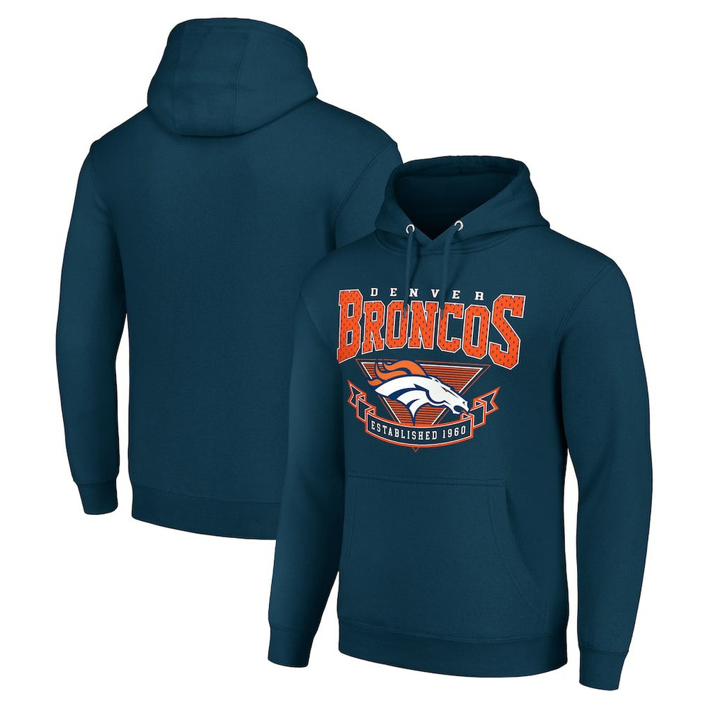 Starter ‘80s Inspired Pullover Hoodie - Denver Broncos Hoodies