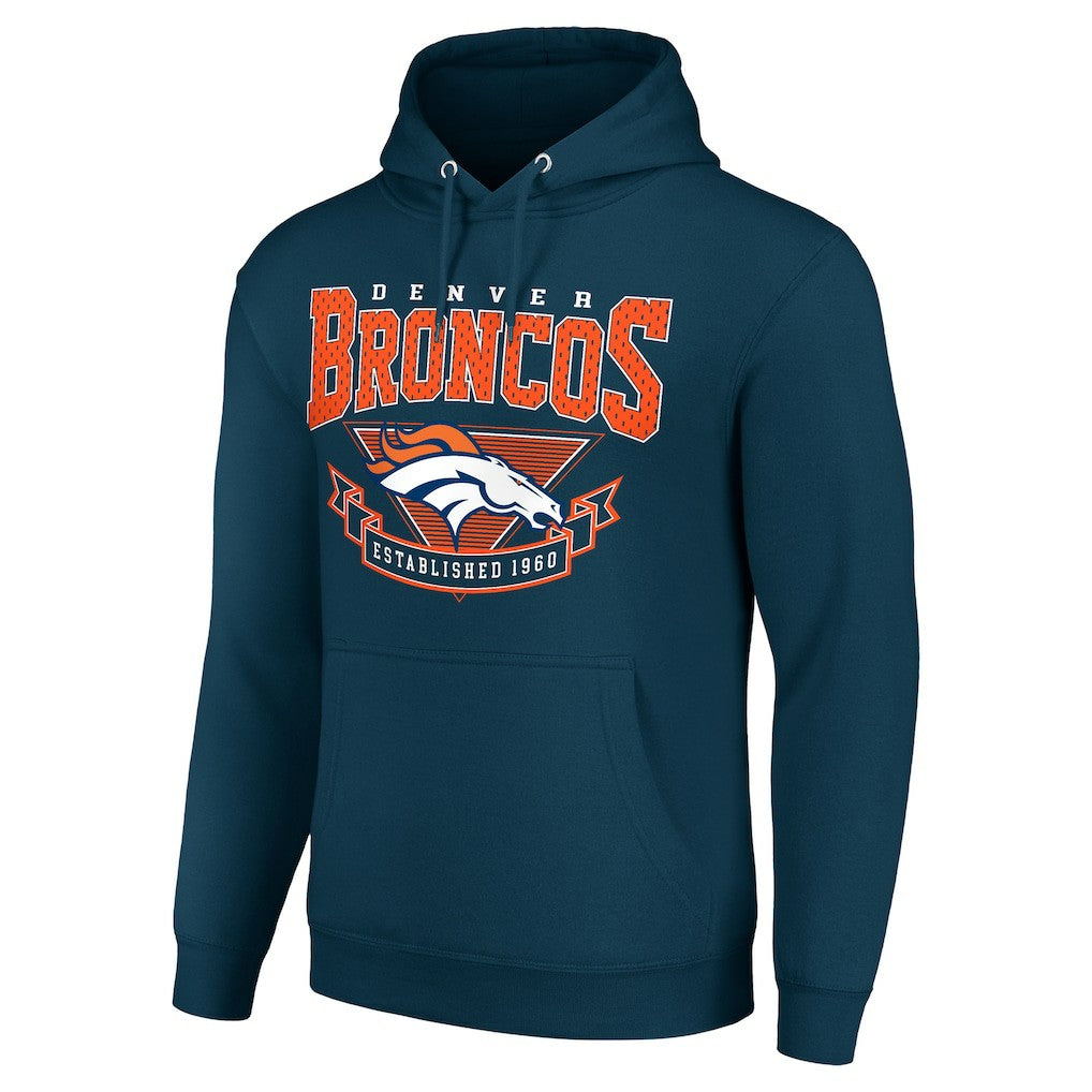 Starter ‘80s Inspired Pullover Hoodie - Denver Broncos Hoodies