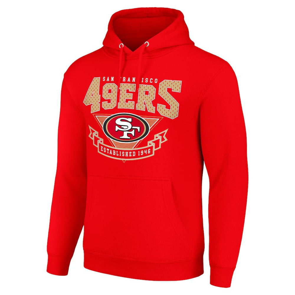 Starter ‘80s Inspired Pullover Hoodie - San Francisco 49ers Hoodies
