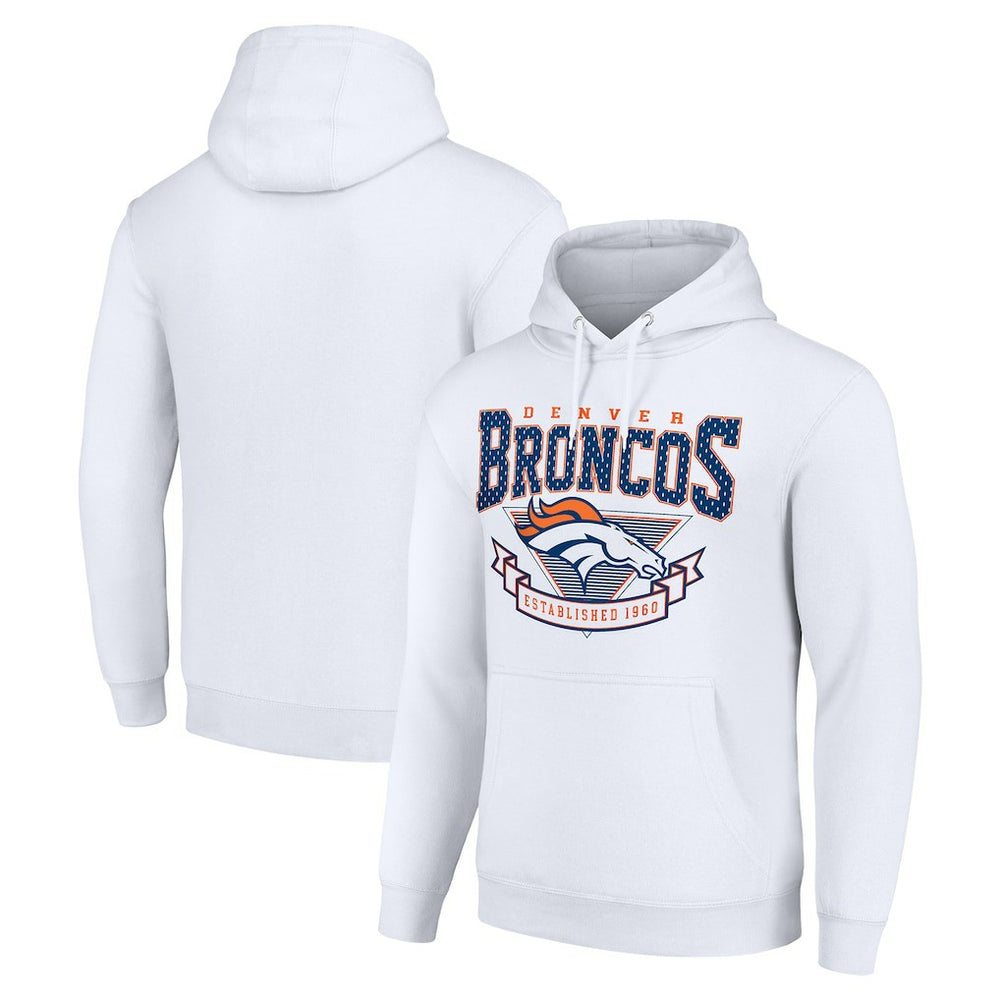 Starter ‘80s Inspired Pullover Hoodie - Denver Broncos Hoodies