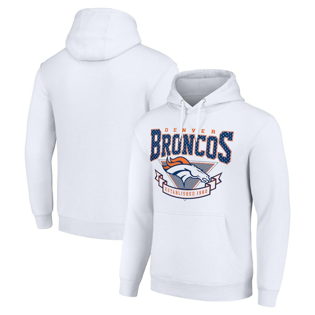 Starter ‘80s Inspired Pullover Hoodie - Denver Broncos Hoodies
