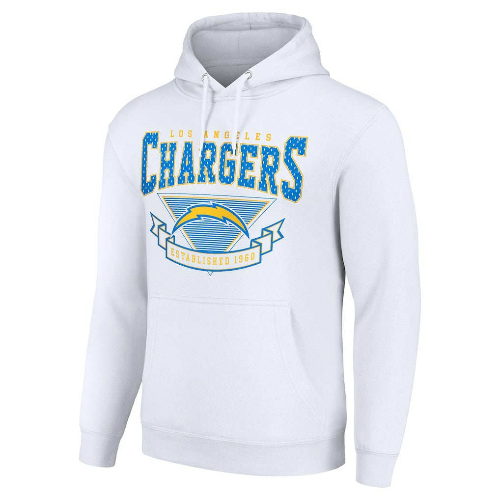 Starter ‘80s Inspired Pullover Hoodie - Los Angeles Chargers Hoodies