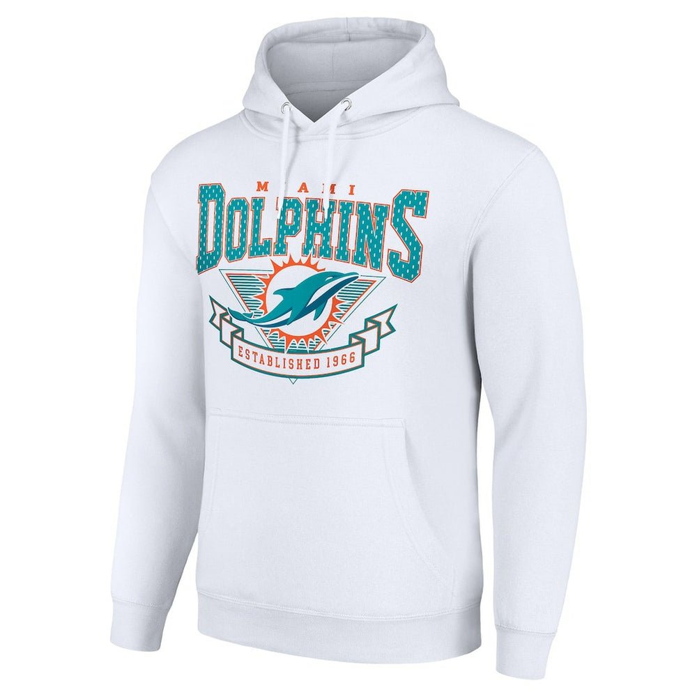 Starter ‘80s Inspired Pullover Hoodie - Miami Dolphins Hoodies