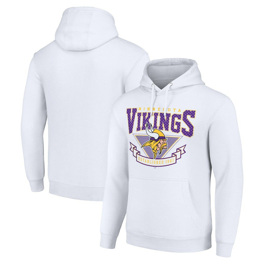 Starter ‘80s Inspired Pullover Hoodie - Minnesota Vikings Hoodies