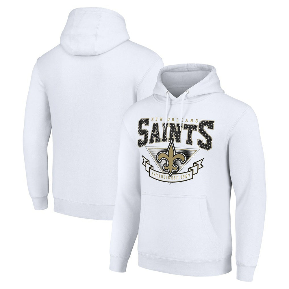 Starter ‘80s Inspired Pullover Hoodie - New Orleans Saints Hoodies