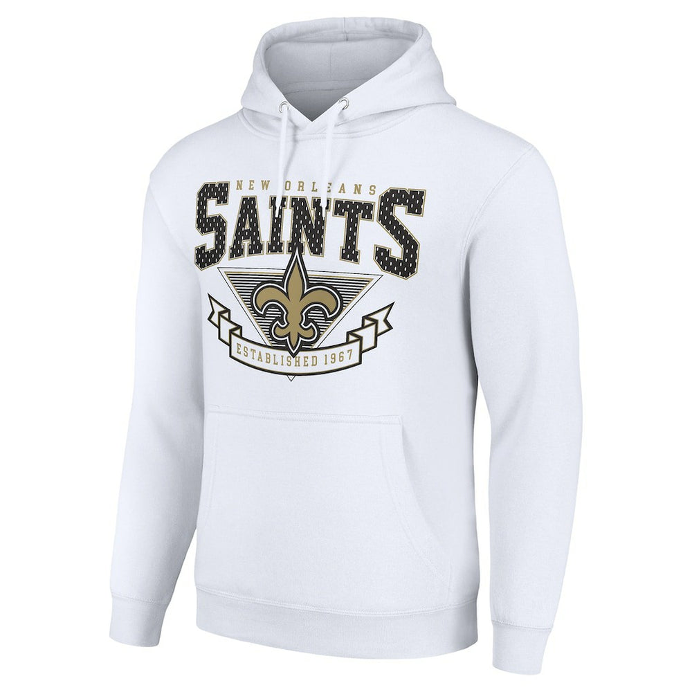 Starter ‘80s Inspired Pullover Hoodie - New Orleans Saints Hoodies