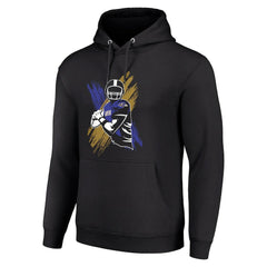 Starter Player X Fleece Pullover Hoodie - Baltimore Ravens Hoodies