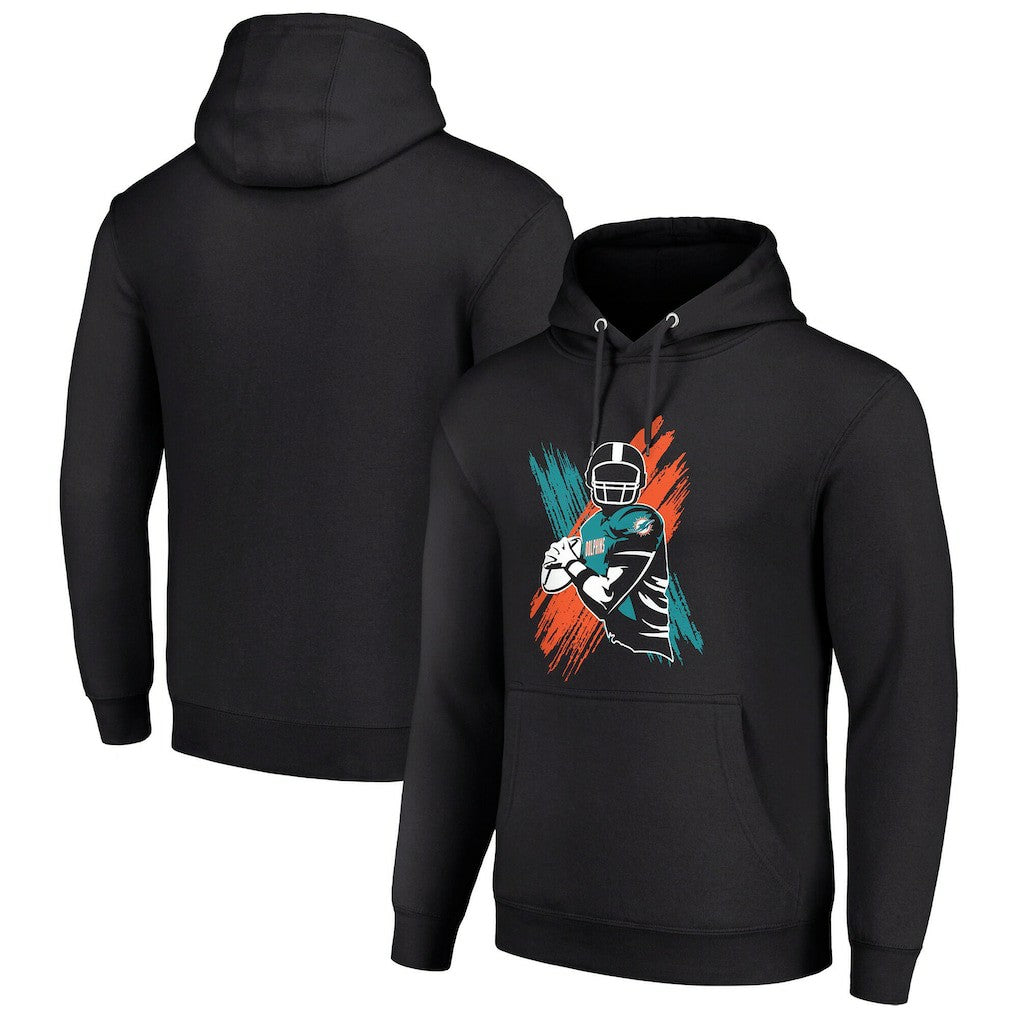 Starter Player X Fleece Pullover Hoodie - Miami Dolphins Hoodies