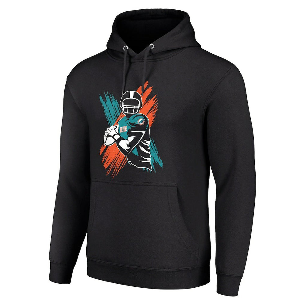 Starter Player X Fleece Pullover Hoodie - Miami Dolphins Hoodies