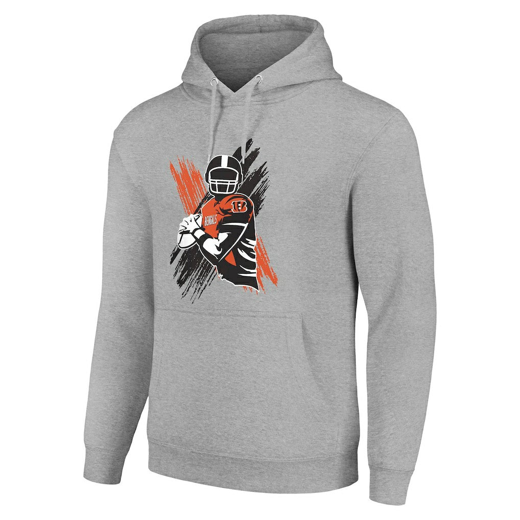 Starter Player X Fleece Pullover Hoodie - Cincinnati Bengals Hoodies
