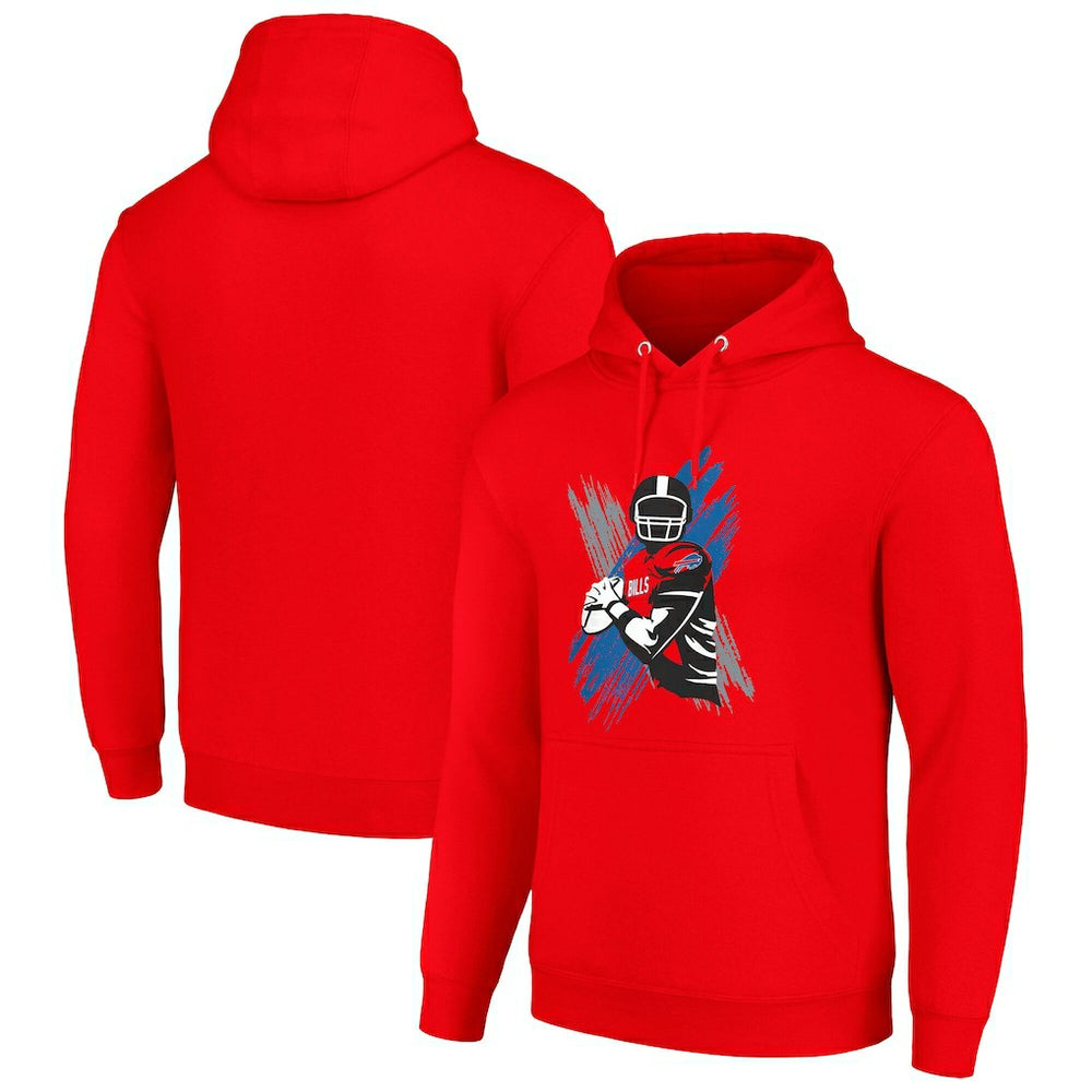 Starter Player X Fleece Pullover Hoodie - Buffalo Bills Hoodies