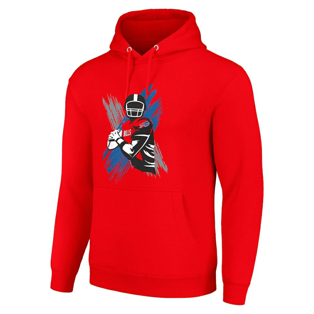 Starter Player X Fleece Pullover Hoodie - Buffalo Bills Hoodies