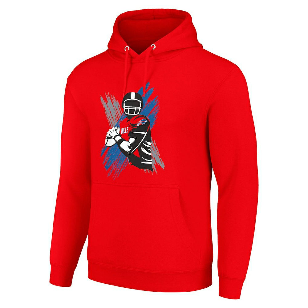 Starter Player X Fleece Pullover Hoodie - Buffalo Bills Hoodies