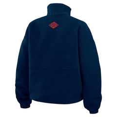 WEAR by Erin Andrews Women's Polar Fleece Half-Zip Jacket - New England Patriots Jackets