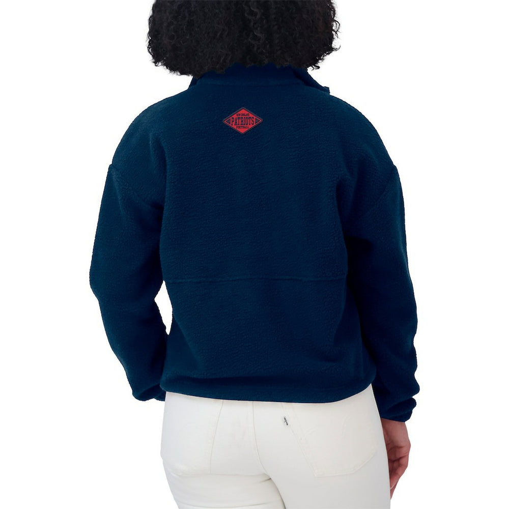WEAR by Erin Andrews Women's Polar Fleece Half-Zip Jacket - New England Patriots Jackets