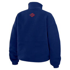 WEAR by Erin Andrews Women's Polar Fleece Half-Zip Jacket - New York Giants Jackets