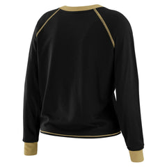 WEAR by Erin Andrews Women's Tie-Front Long Sleeve Top - New Orleans Saints Tops