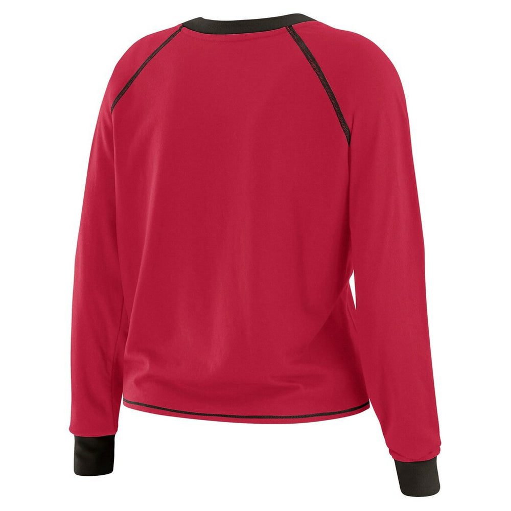 WEAR by Erin Andrews Women's Tie-Front Long Sleeve Top - Arizona Cardinals Tops