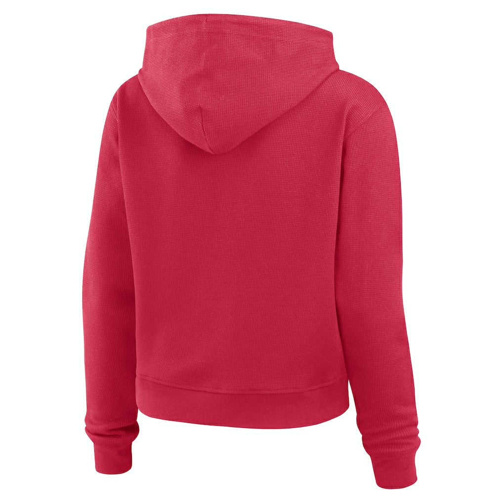 WEAR by Erin Andrews Women's Waffle Hoodie Pullover Top - Arizona Cardinals Hoodies