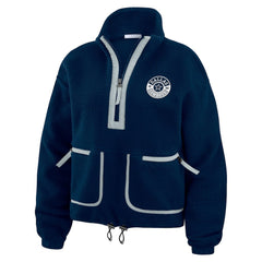 WEAR by Erin Andrews Women's Polar Fleece Half-Zip Jacket - Dallas Cowboys Jackets
