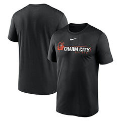 Black Baltimore Orioles Nike Local Home Town T-Shirt